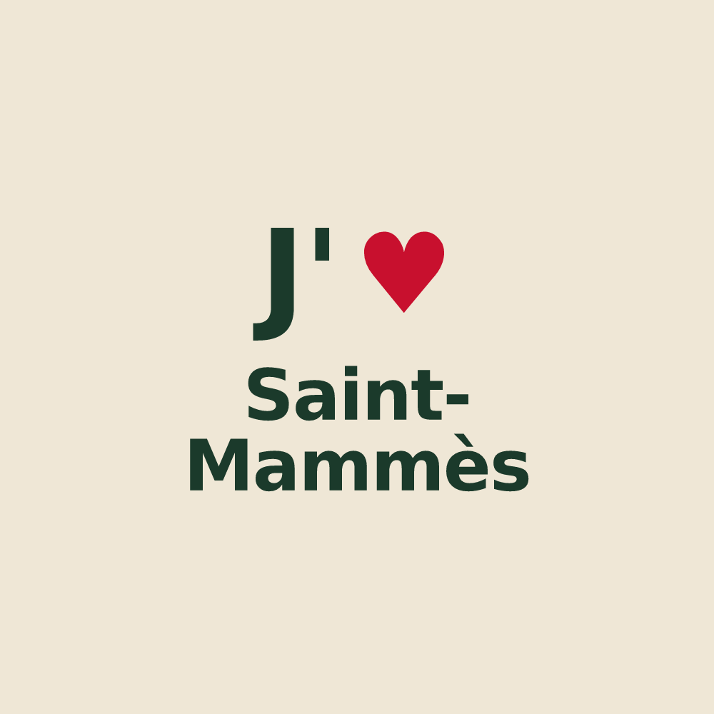 Tote bag personnalisé Saint-Mammès — design J'aime Saint-Mammès