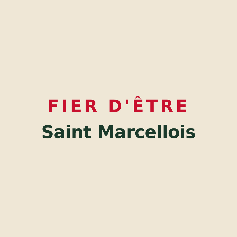 Tote bag « Fier d'être Saint Marcellois » — design pour Saint-Marcel
