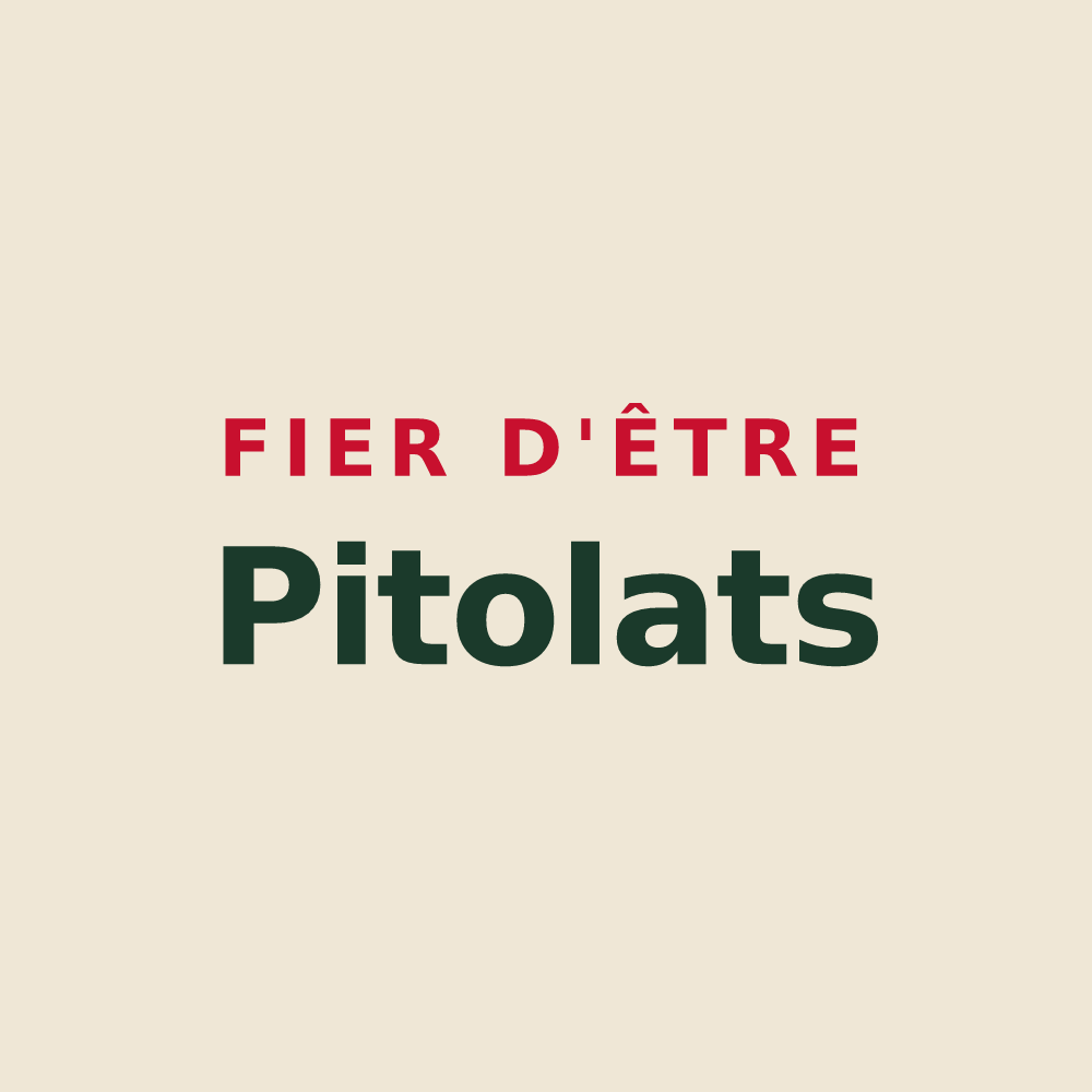 Tote bag « Fier d'être Pitolats » — design pour Saint-Marcel