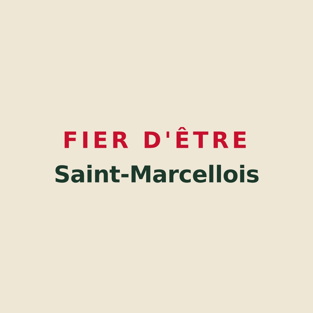Tote bag « Fier d'être Saint-Marcellois » — design pour Saint-Marcel-de-Careiret