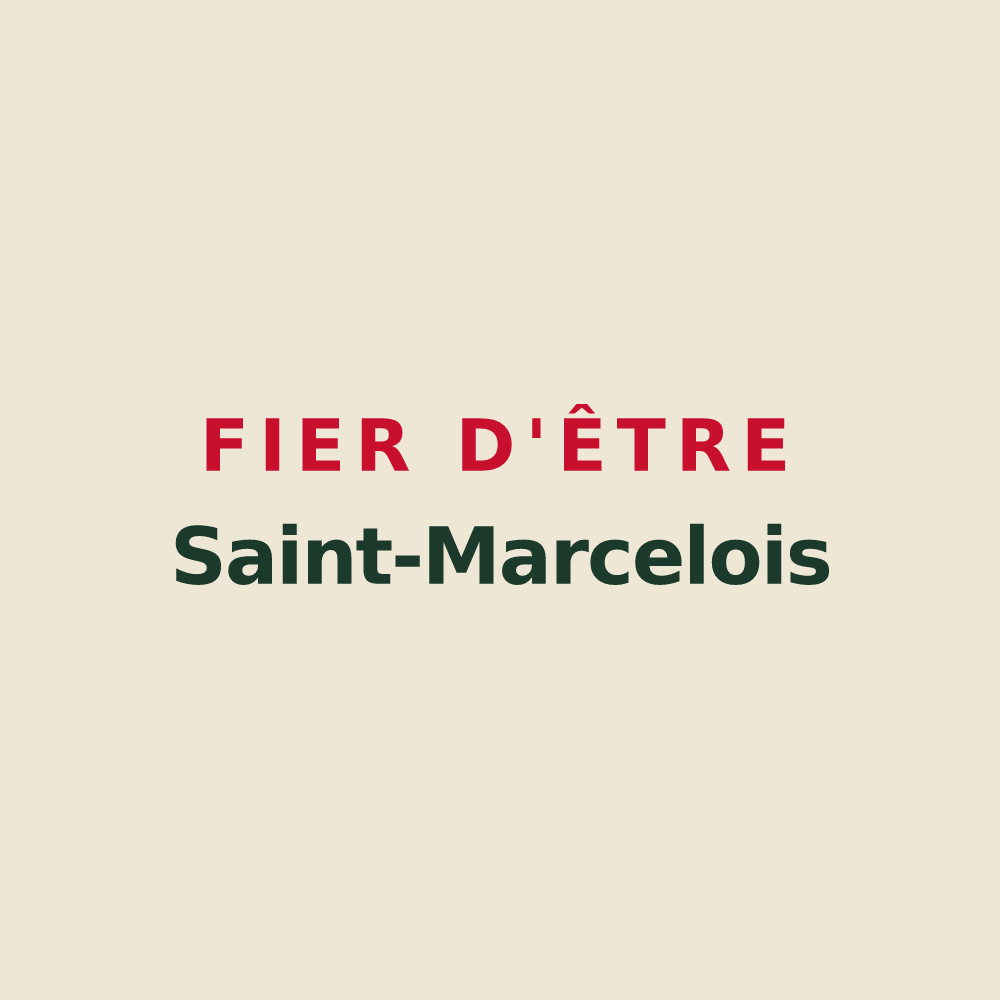 Tote bag « Fier d'être Saint-Marcelois » — design pour Saint-Marcel-du-Périgord