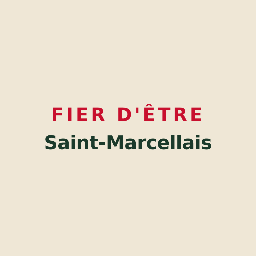 Tote bag « Fier d'être Saint-Marcellais » — design pour Saint-Marcel-en-Murat