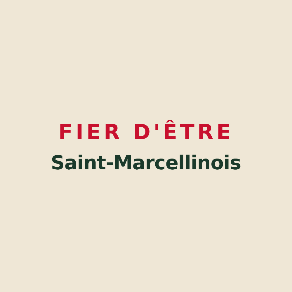 Tote bag « Fier d'être Saint-Marcellinois » — design pour Saint-Marcellin