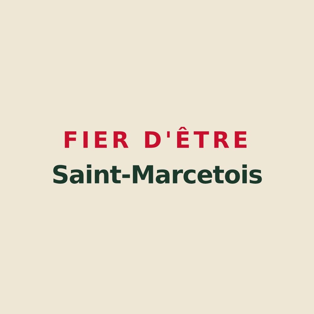 Tote bag « Fier d'être Saint-Marcetois » — design pour Saint-Marcet