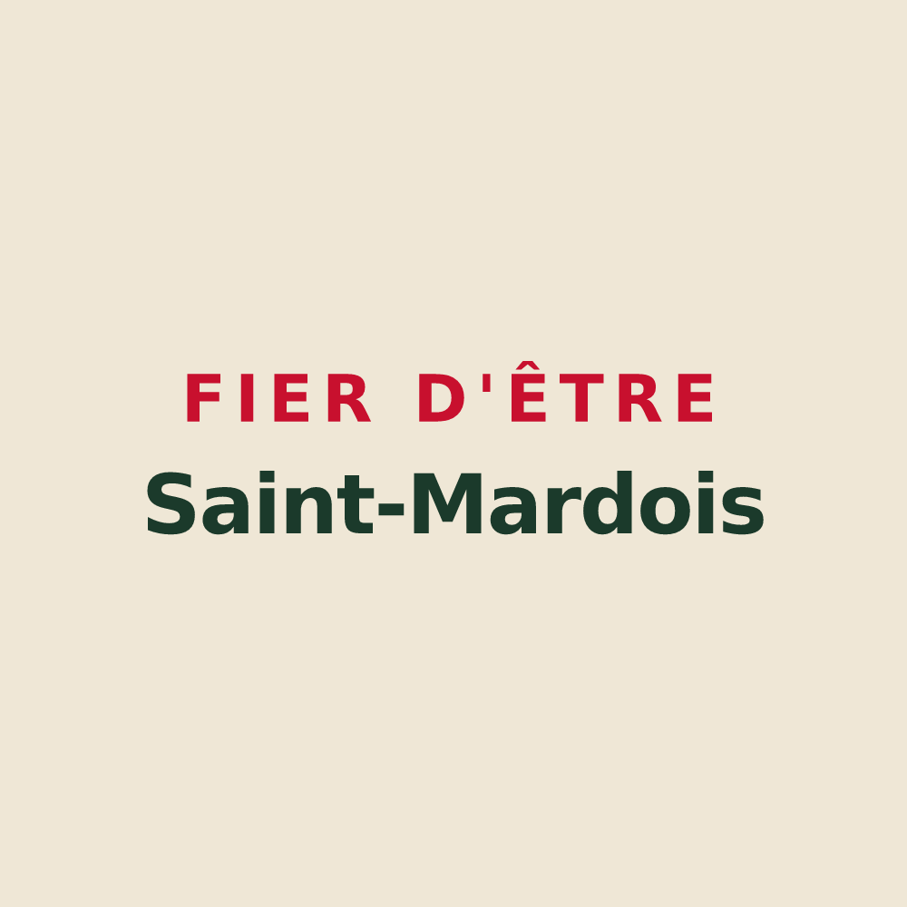 Tote bag « Fier d'être Saint-Mardois » — design pour Saint-Mard