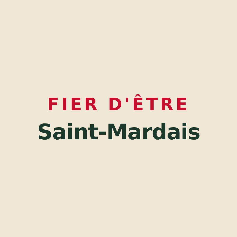 Tote bag « Fier d'être Saint-Mardais » — design pour Saint-Mard-de-Réno