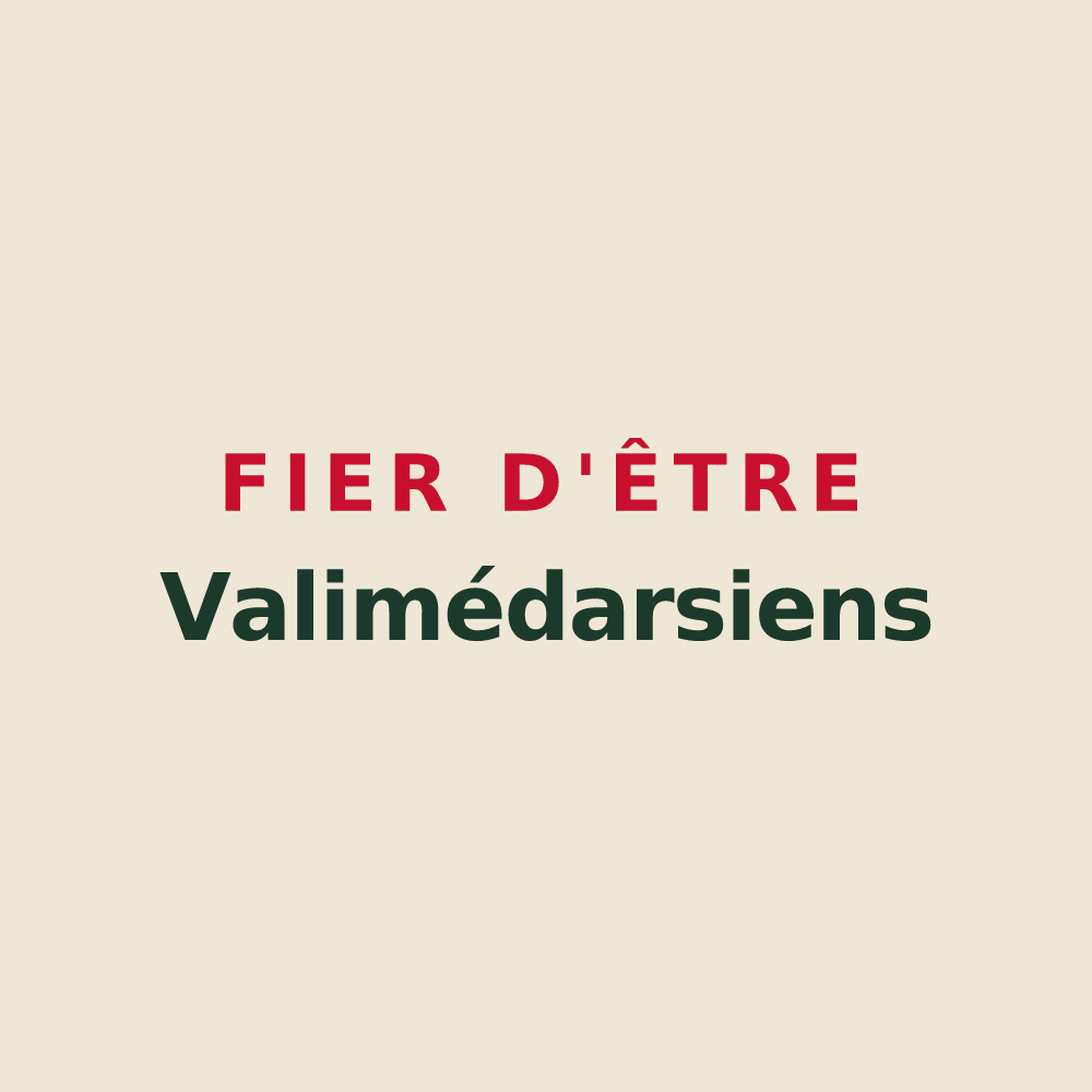 Tote bag « Fier d'être Valimédarsiens » — design pour Saint-Mard-de-Vaux