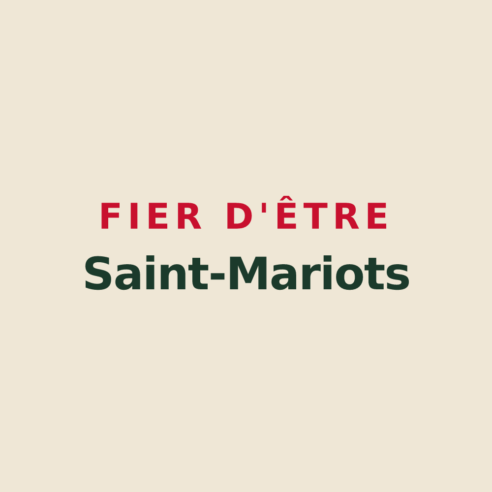 Tote bag « Fier d'être Saint-Mariots » — design pour Saint-Mard-lès-Rouffy