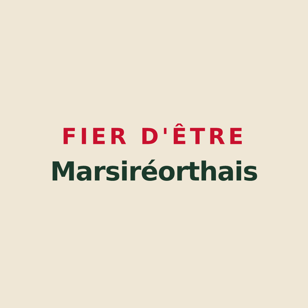 Tote bag « Fier d'être Marsiréorthais » — design pour Saint-Mars-la-Réorthe