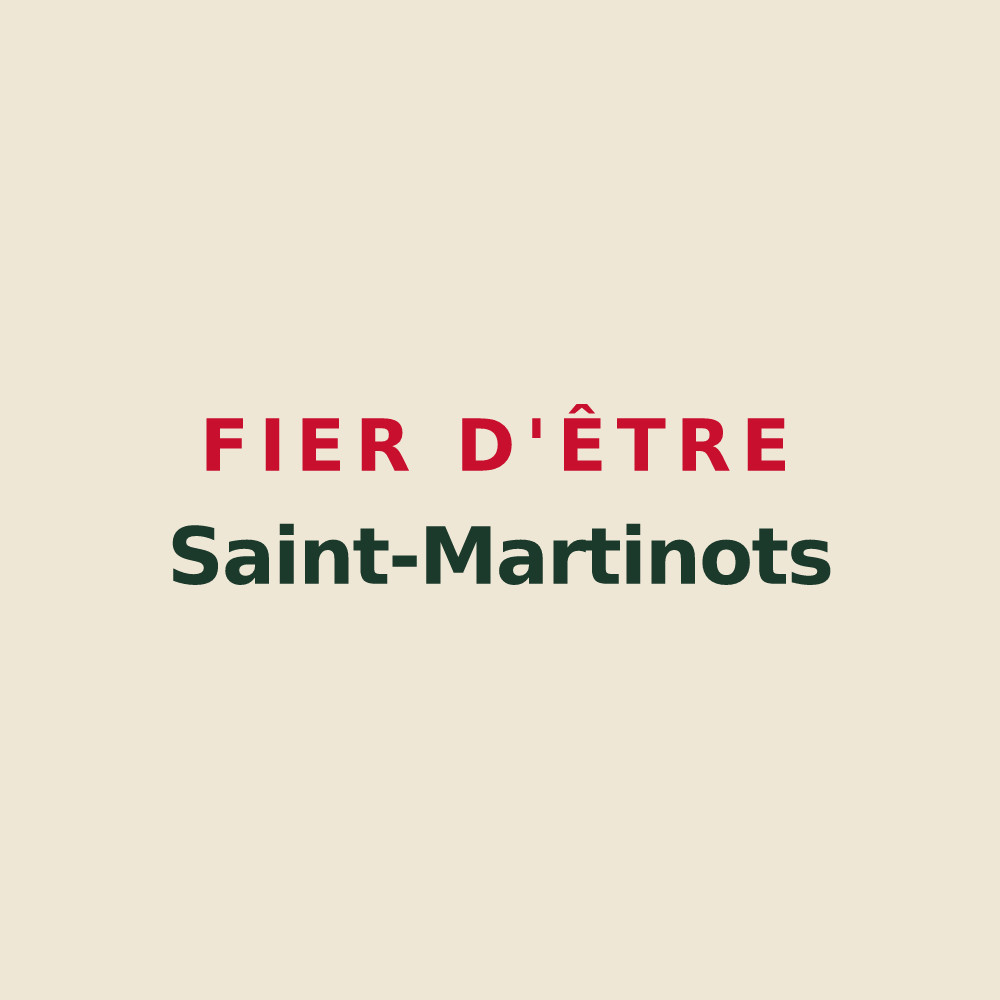 Tote bag « Fier d'être Saint-Martinots » — design pour Saint-Martin-aux-Champs