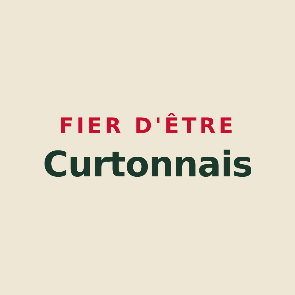 Tote bag « Fier d'être Curtonnais » — design pour Saint-Martin-Curton