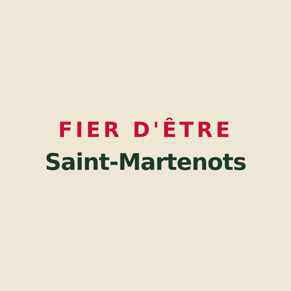 Tote bag « Fier d'être Saint-Martenots » — design pour Saint-Martin-d'Arc