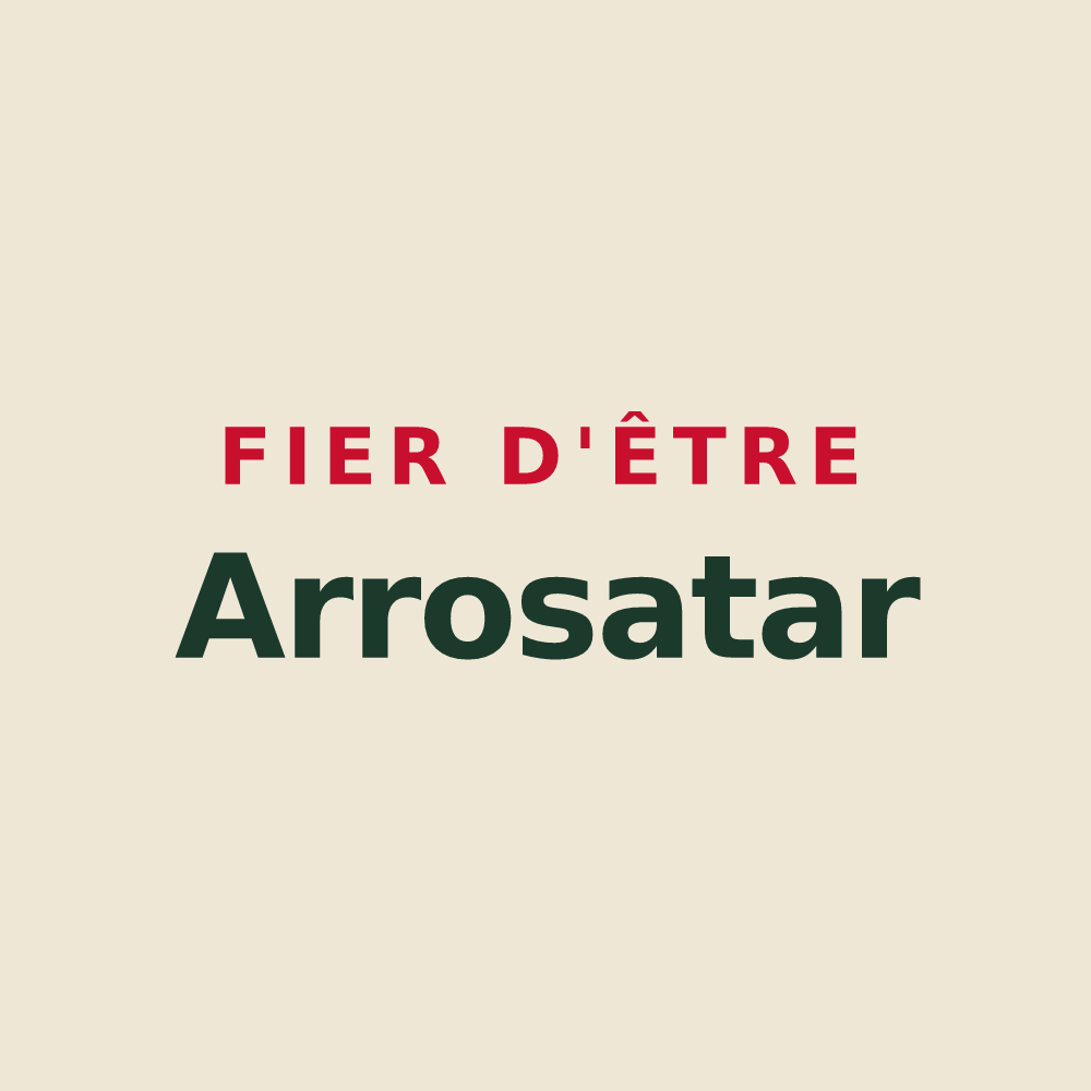 Tote bag « Fier d'être Arrosatar » — design pour Saint-Martin-d'Arrossa