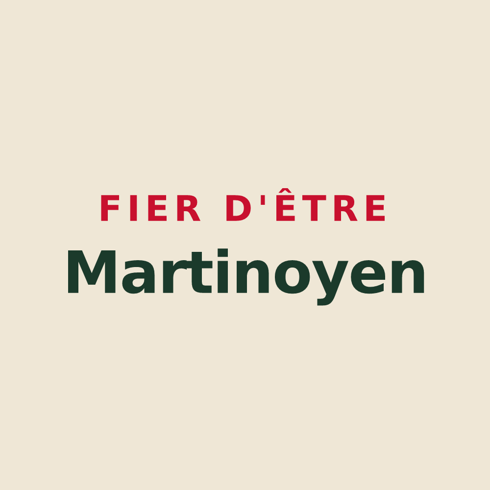 Tote bag « Fier d'être Martinoyen » — design pour Saint-Martin-des-Noyers
