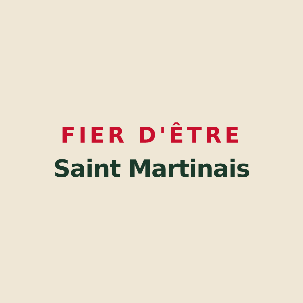 Tote bag « Fier d'être Saint Martinais » — design pour Saint-Martin-du-Manoir