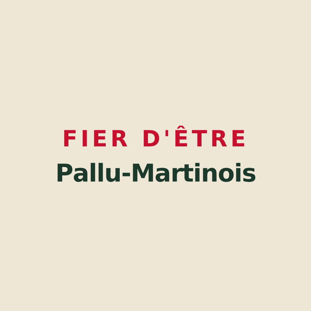 Tote bag « Fier d'être Pallu-Martinois » — design pour Saint-Martin-la-Pallu