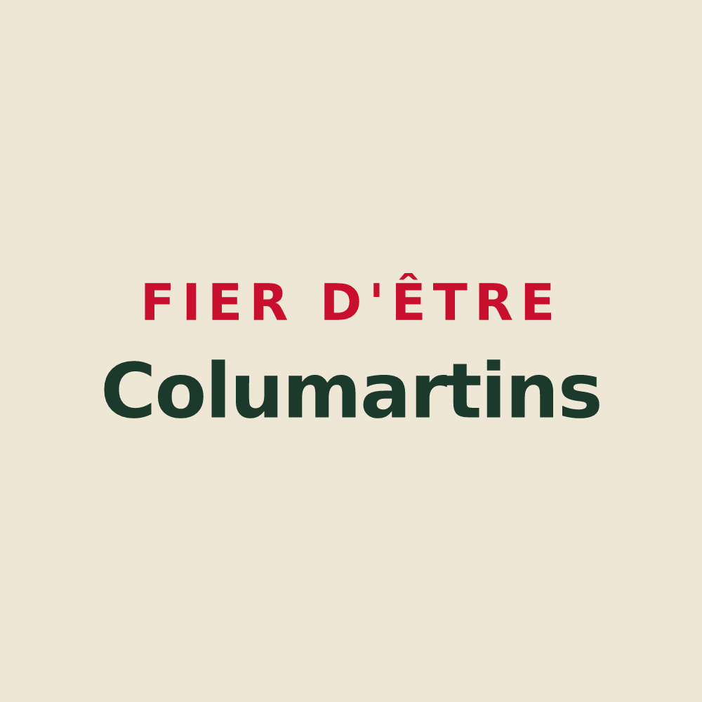 Tote bag « Fier d'être Columartins » — design pour Saint-Martin-le-Colonel