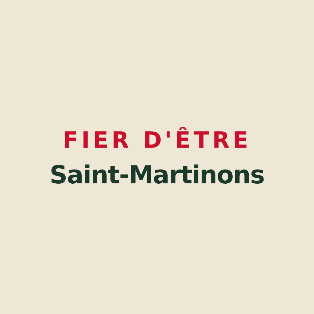 Tote bag « Fier d'être Saint-Martinons » — design pour Saint-Martin-le-Redon