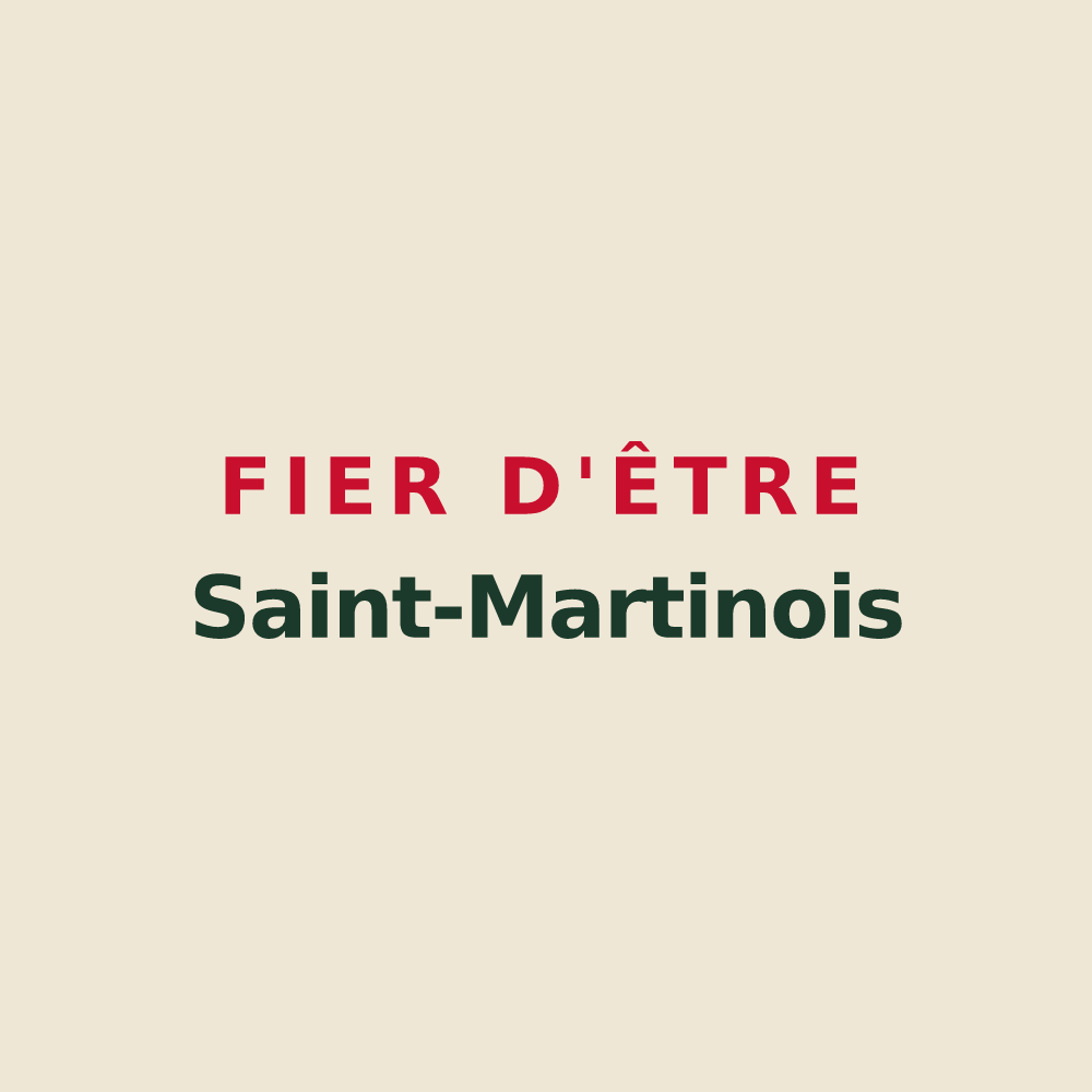 Tote bag « Fier d'être Saint-Martinois » — design pour Saint-Martin-sur-Lavezon