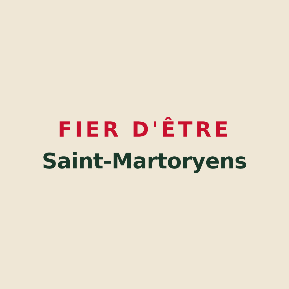 Tote bag « Fier d'être Saint-Martoryens » — design pour Saint-Martory