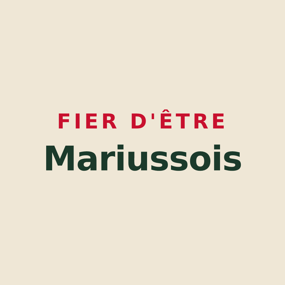 Tote bag « Fier d'être Mariussois » — design pour Saint-Mary