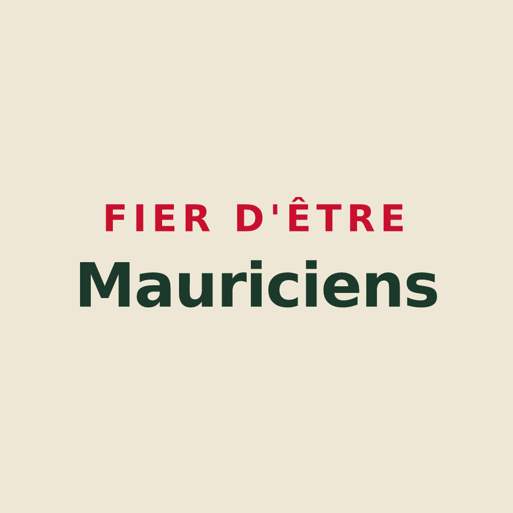 Tote bag « Fier d'être Mauriciens » — design pour Saint-Maurice