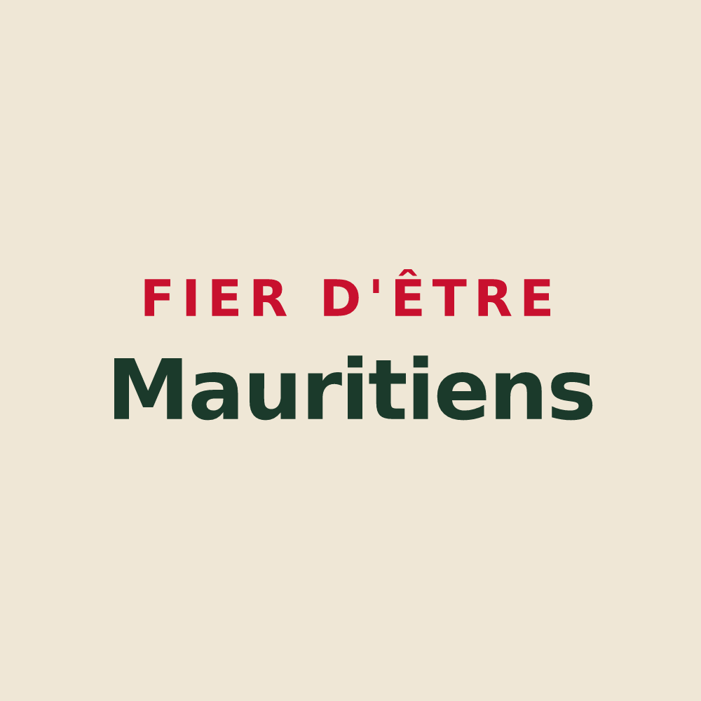 Tote bag « Fier d'être Mauritiens » — design pour Saint-Maurice-aux-Forges