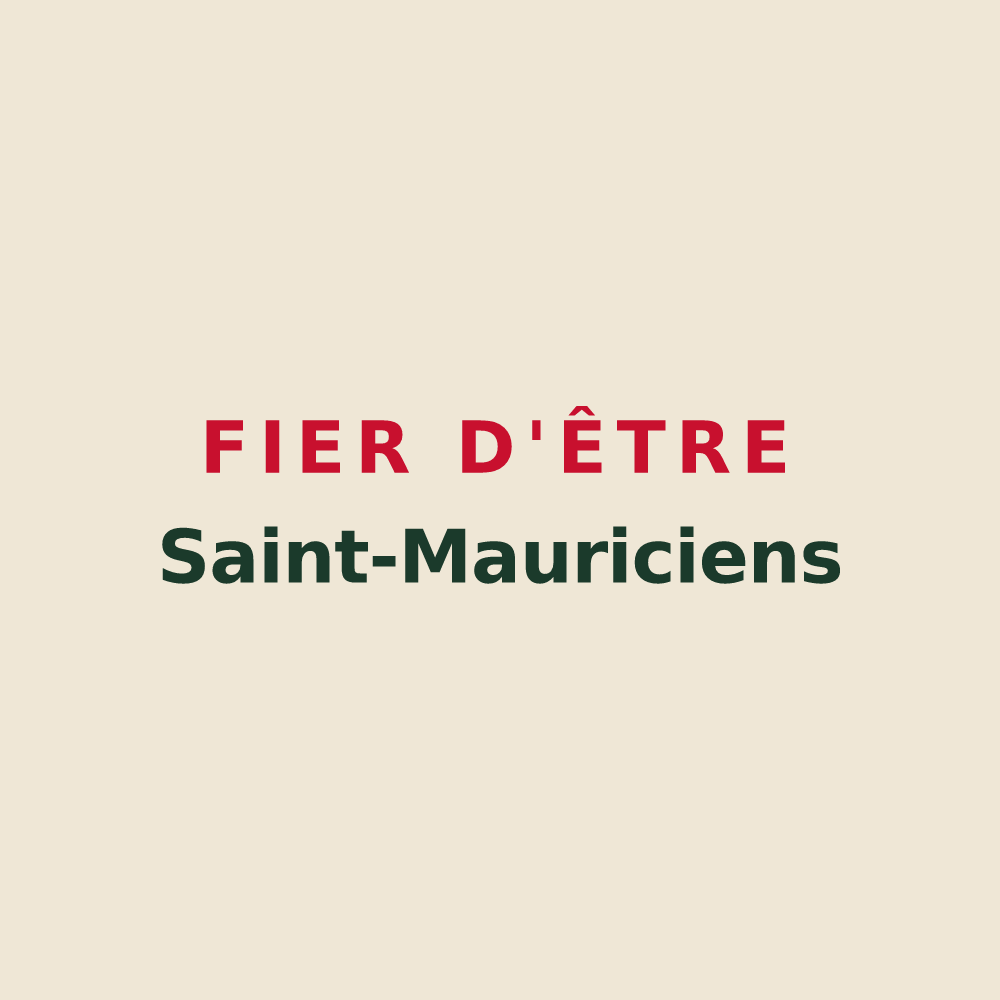 Tote bag « Fier d'être Saint-Mauriciens » — design pour Saint-Maurice-la-Souterraine