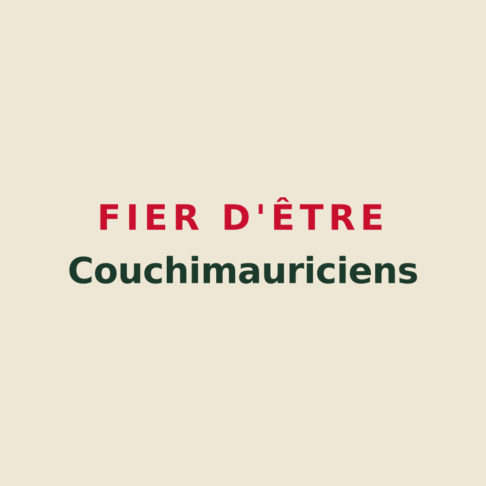 Tote bag « Fier d'être Couchimauriciens » — design pour Saint-Maurice-lès-Couches