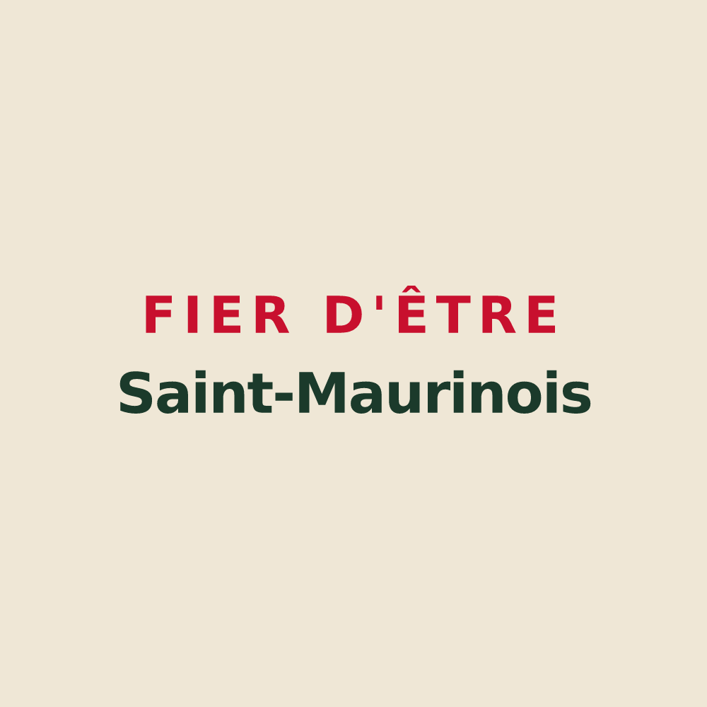 Tote bag « Fier d'être Saint-Maurinois » — design pour Saint-Maurin