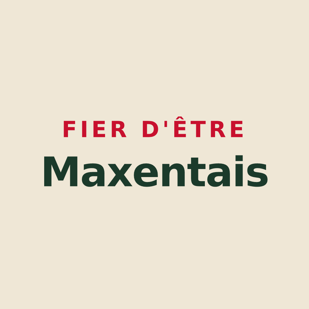 Tote bag « Fier d'être Maxentais » — design pour Saint-Maxent