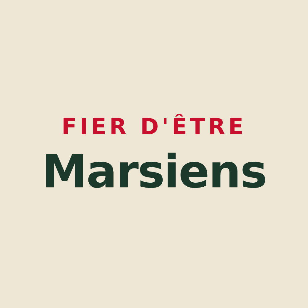 Tote bag « Fier d'être Marsiens » — design pour Saint-Médard