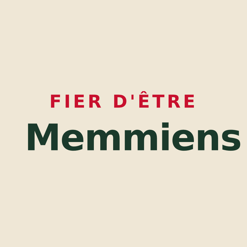 Tote bag « Fier d'être Memmiens » — design pour Saint-Menge