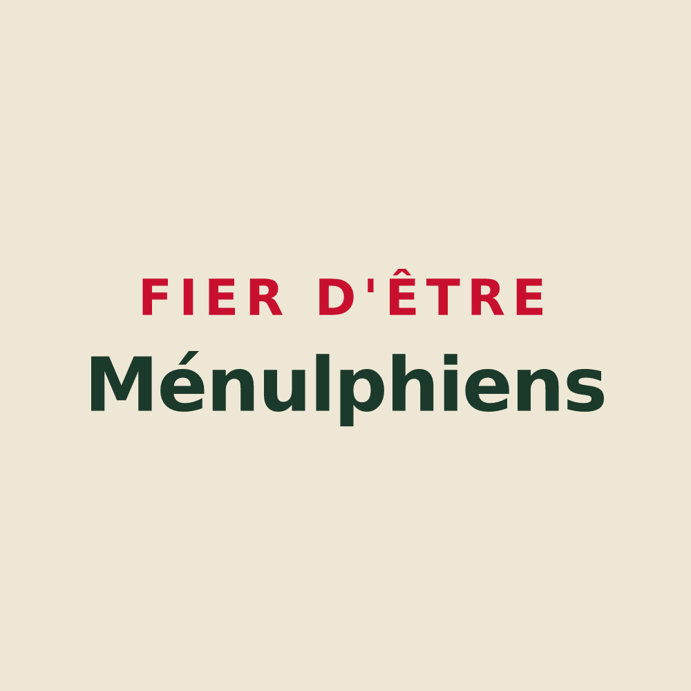Tote bag « Fier d'être Ménulphiens » — design pour Saint-Menoux