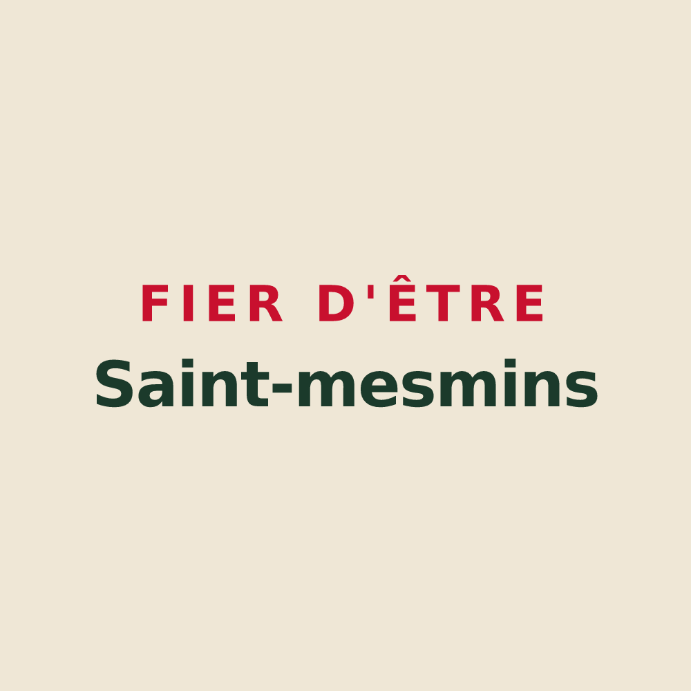 Tote bag « Fier d'être Saint-mesmins » — design pour Saint-Mesmes