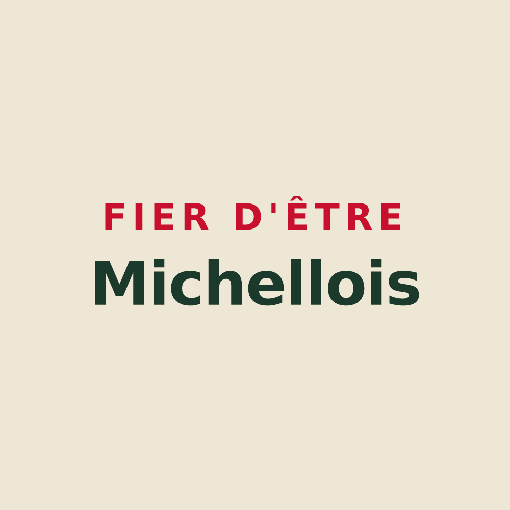 Tote bag « Fier d'être Michellois » — design pour Saint-Michel