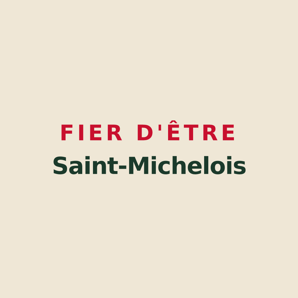 Tote bag « Fier d'être Saint-Michelois » — design pour Saint-Michel-d'Aurance