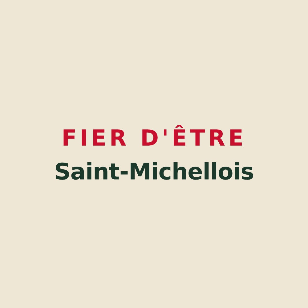 Tote bag « Fier d'être Saint-Michellois » — design pour Saint-Michel-sous-Bois
