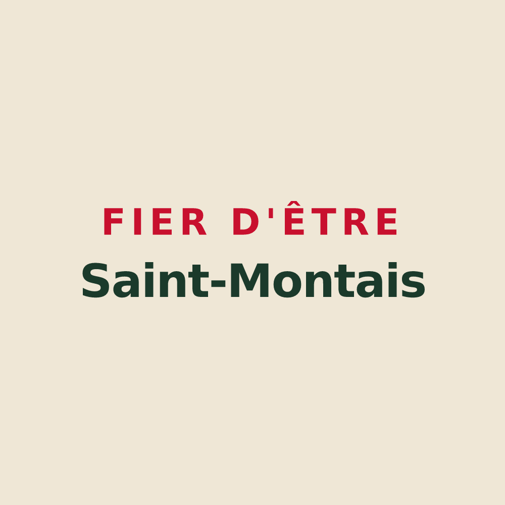 Tote bag « Fier d'être Saint-Montais » — design pour Saint-Mont