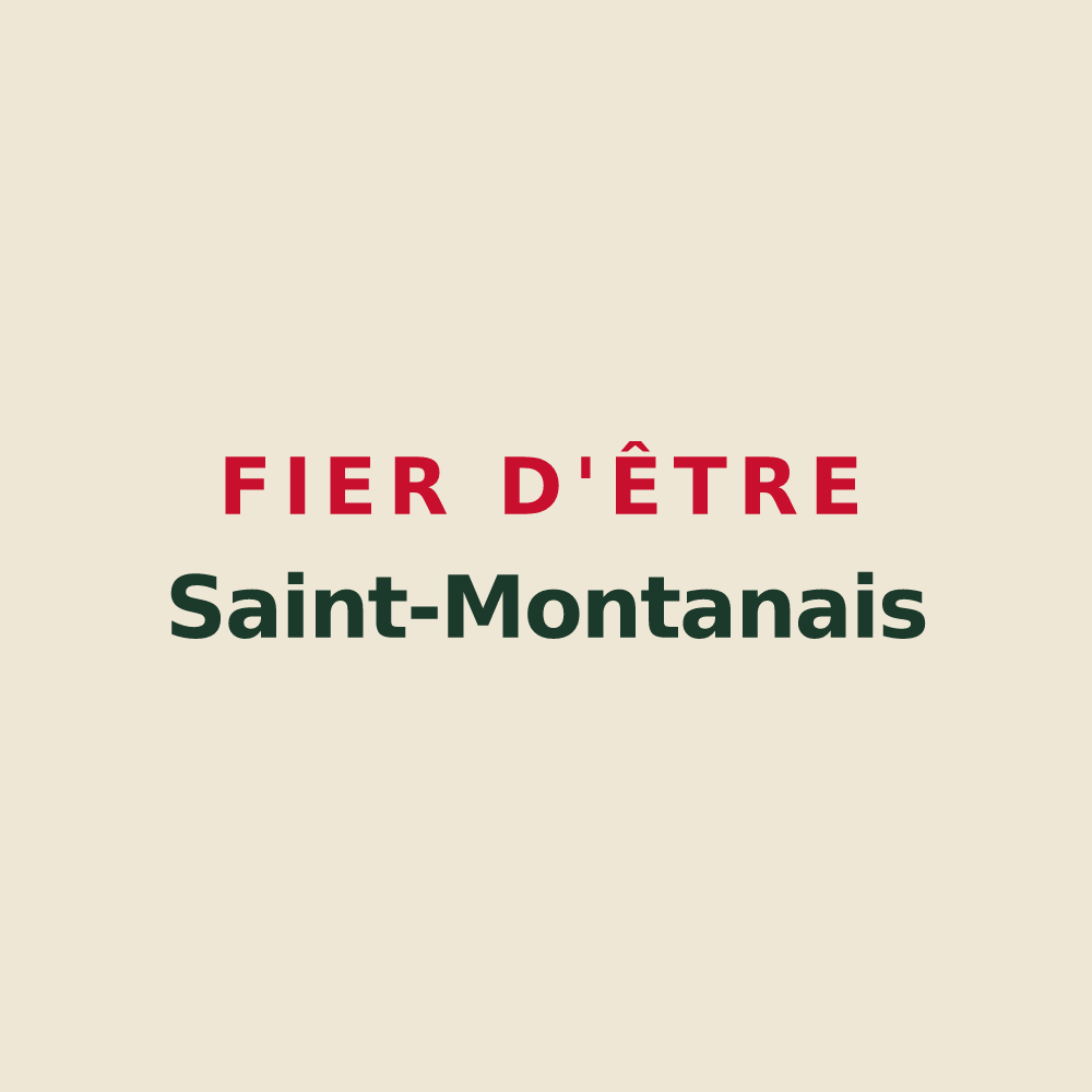 Tote bag « Fier d'être Saint-Montanais » — design pour Saint-Montan
