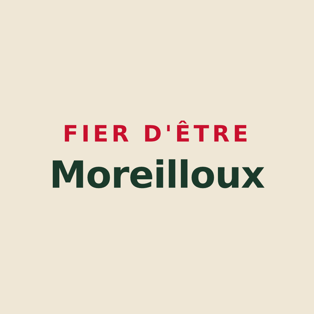 Tote bag « Fier d'être Moreilloux » — design pour Saint-Moreil
