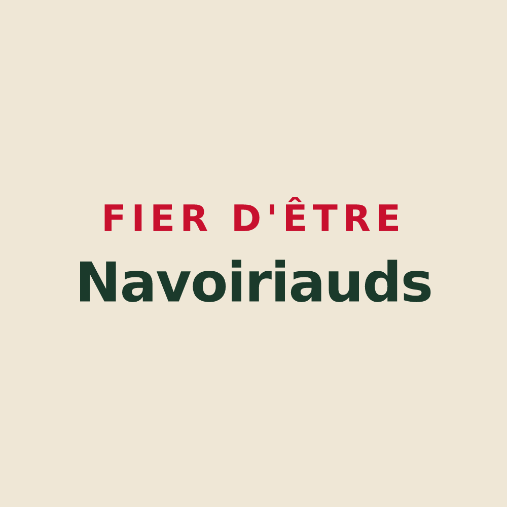 Tote bag « Fier d'être Navoiriauds » — design pour Saint-Nabord