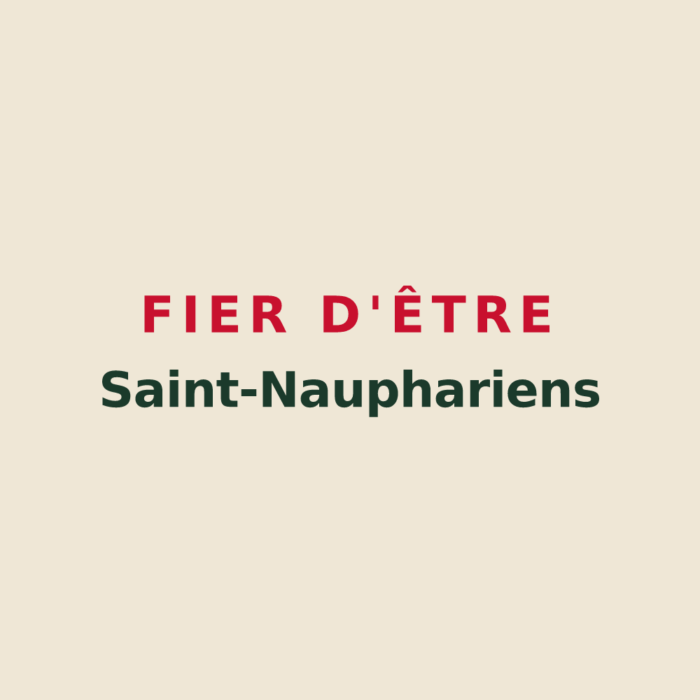 Tote bag « Fier d'être Saint-Nauphariens » — design pour Saint-Nauphary