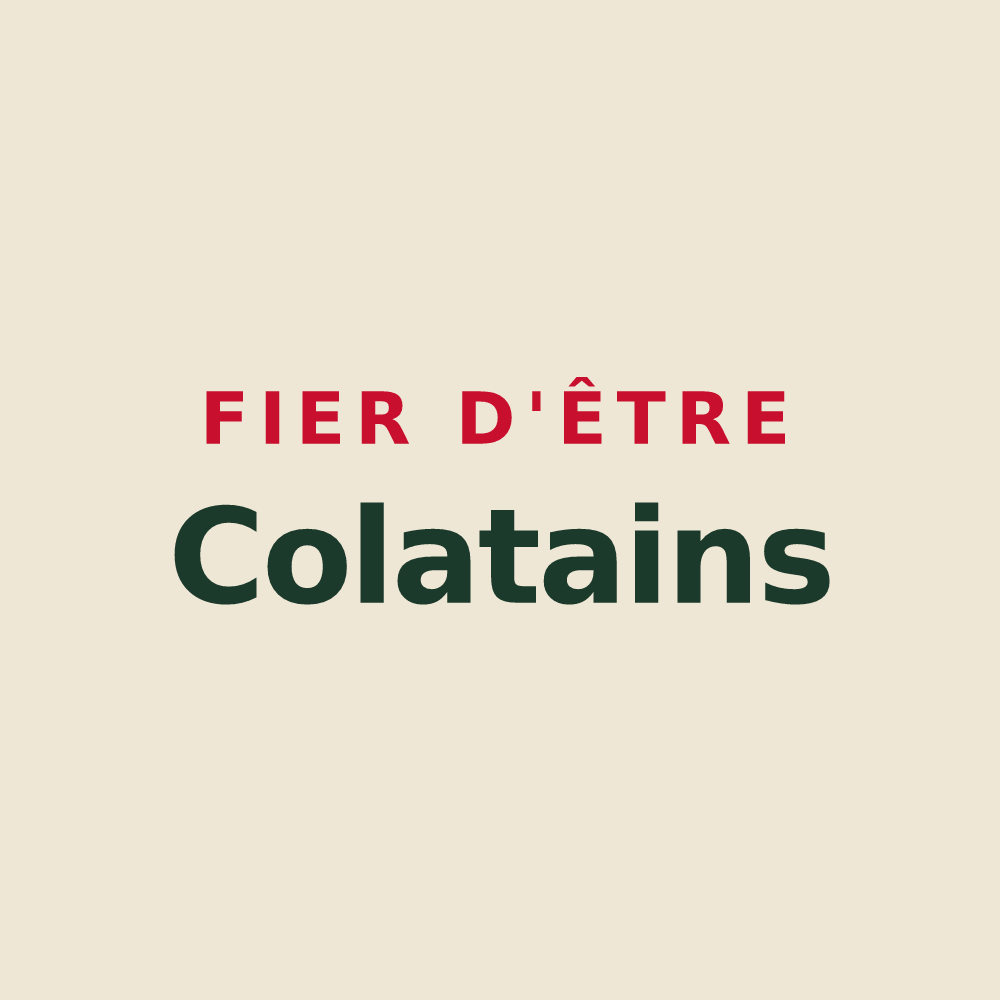 Tote bag « Fier d'être Colatains » — design pour Saint-Nicolas-la-Chapelle