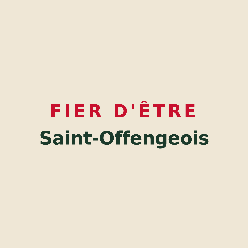 Tote bag « Fier d'être Saint-Offengeois » — design pour Saint-Offenge
