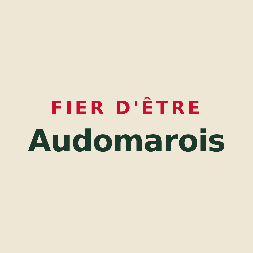 Tote bag « Fier d'être Audomarois » — design pour Saint-Omer-en-Chaussée