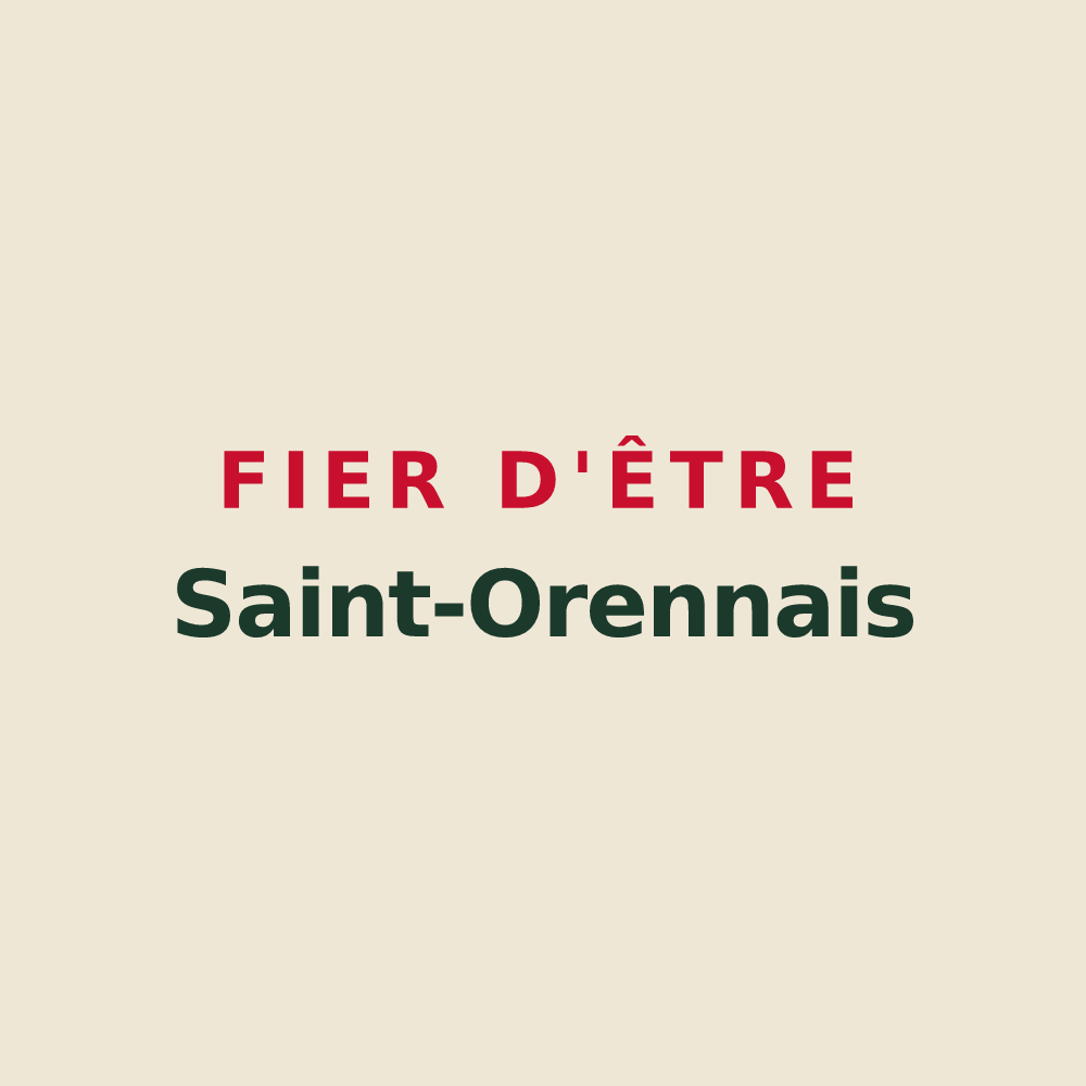 Tote bag « Fier d'être Saint-Orennais » — design pour Saint-Orens-de-Gameville