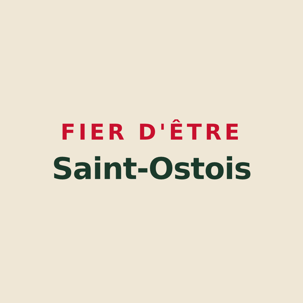 Tote bag « Fier d'être Saint-Ostois » — design pour Saint-Ost