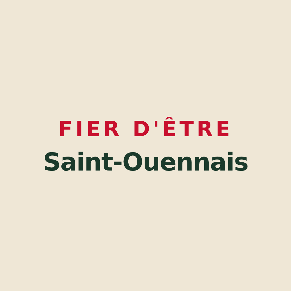 Tote bag « Fier d'être Saint-Ouennais » — design pour Saint-Ouen