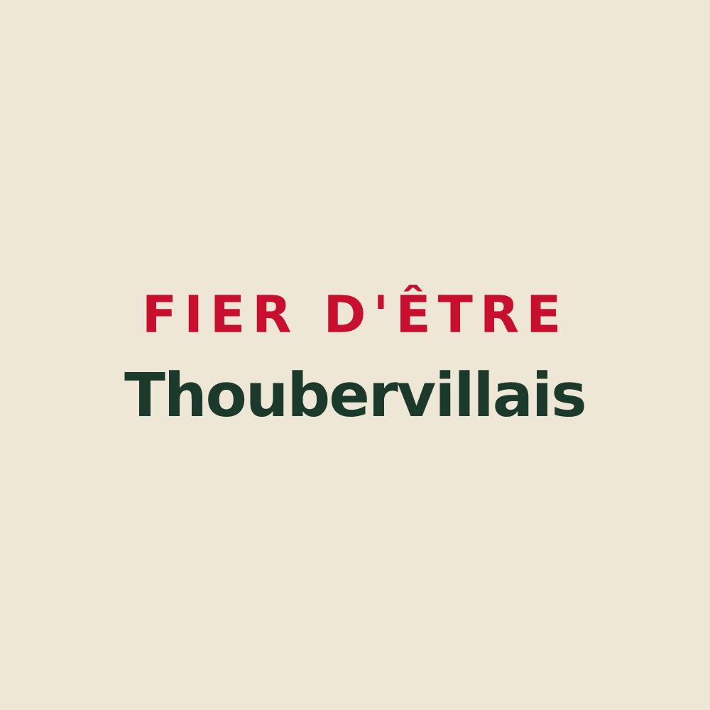 Tote bag « Fier d'être Thoubervillais » — design pour Saint-Ouen-de-Thouberville